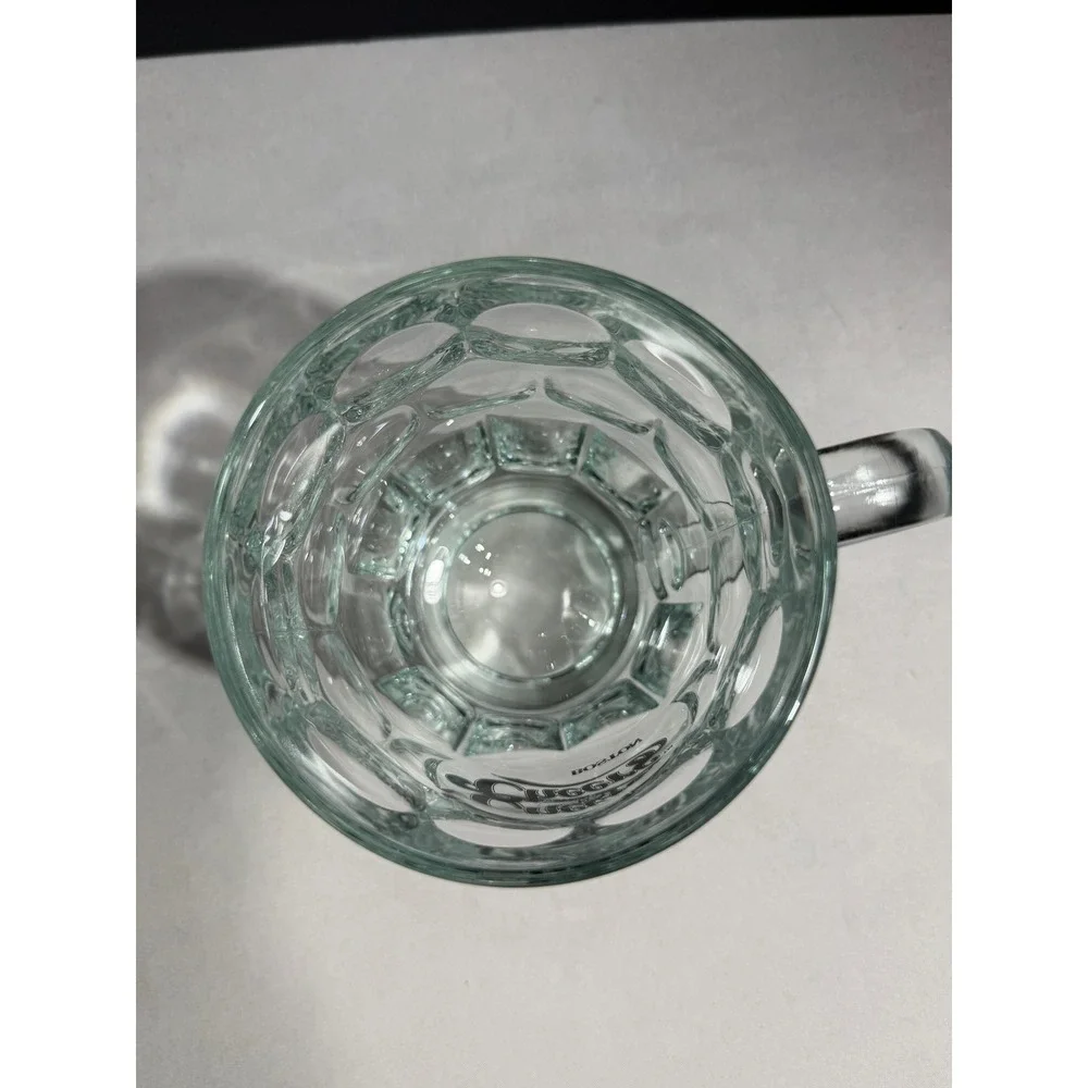Cheers Boston Glass Beer Mug Dimpled Tankard Pint Glass Vintage TV Show Logo